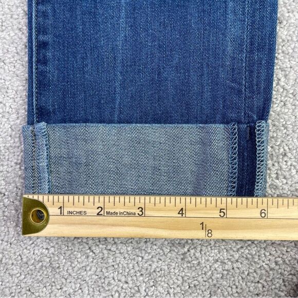 Citizens of Humanity Dani Jeans Women's 25 Blue Cropped Straight Low Rise Dark - Picture 13 of 14